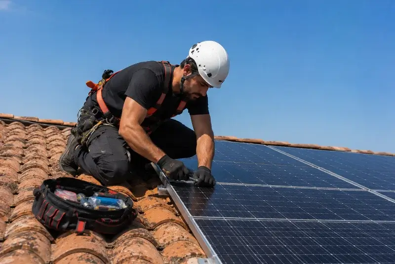 Maintenance et monitoring de panneaux solaires à Bize-Minervois